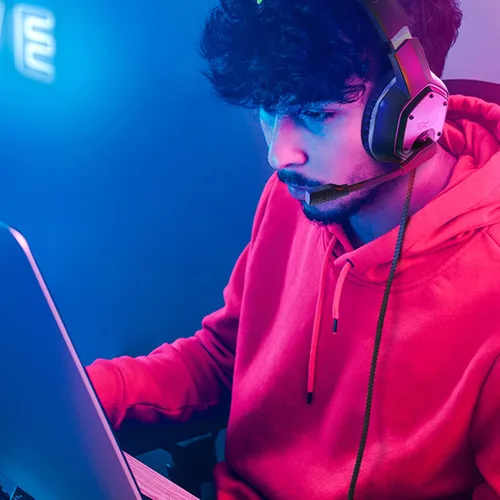 Vista 8 de EKSA E1000 - Auriculares USB para juegos para PC auriculares de computadora con cancelación de ruido de micrófonomicrófono auriculares con cable