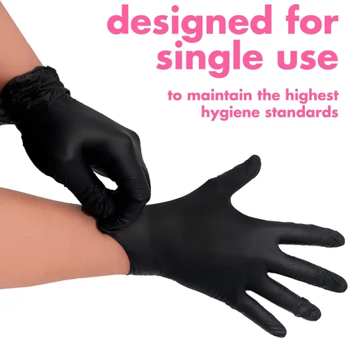 Vista 3 de Colortrak Disposable Powder Free Vinyl Gloves, Single-Use, Latex-Free, Powder Free, Ambidextrous