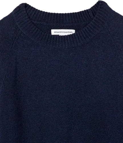 Vista 7 de Tienda Essentials Suéter de cuello redondo de manga larga suave al tacto para mujer