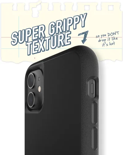 Vista 3 de Smartish Funda delgada para iPhone 11 - Gripmunk [ligera + protectora] cubierta fina (seda) - Black Tie Affair