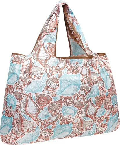 Vista 20 de allydrew Bolsas de comestibles reutilizables de nylon plegables grandes, ballenas azules