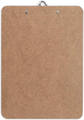 Vista 8 de Portapapeles tamaño carta con clip de mariposa (paquete de 5) - Portapapeles de madera grandes de 9 x 12.5 pulgadas para aula, portapapeles