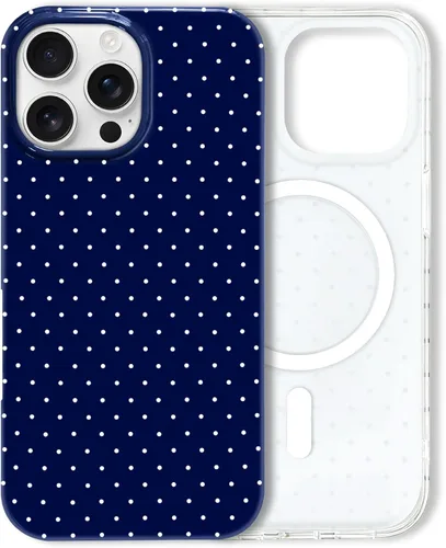Vista 189 de Hython Funda para iPhone Air, diseño estético de lunares lindos, funda simple de 6.5 pulgadas, delgada, antiarañazos, parachoques de TPU suave, a