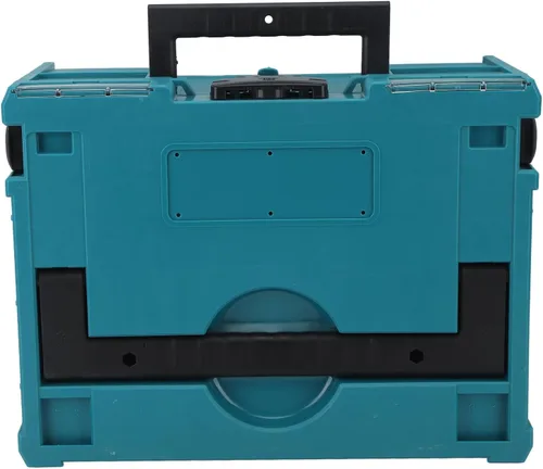 Vista 8 de Bandeja portátil F2, hardware Pla Sto con asa, caja de herramientas apilable para uso doméstico, herramienta ABS con ajuste de doble mango y carga