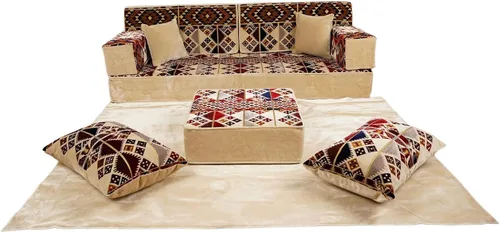 Vista 51 de arabicsofa Cojines Majlis de piso tradicionales: asientos modulares Diwan seccionales