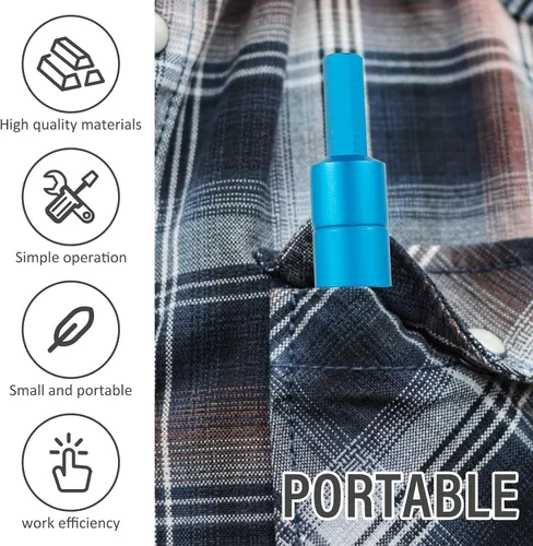 Vista 6 de Pelacables, herramienta de desmontaje de cables de aleación de aluminio con 2 llaves, herramienta cortadora de alambre de taladro eléctrico