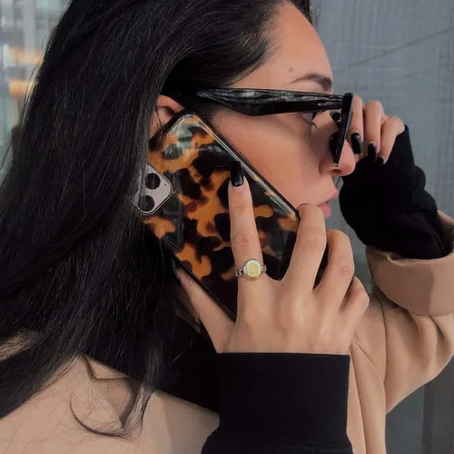 Vista 9 de FELONY CASE - Funda para iPhone 12/12 Pro - Elegante funda clásica para teléfono de tortuga - Antiarañazos, compatible con carga inalámbrica, 360 a
