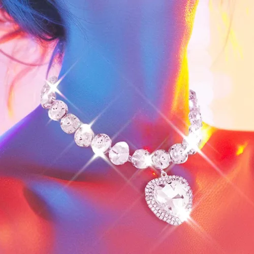 Vista 2 de Zoestar Gargantilla con diamantes de imitación para mujer