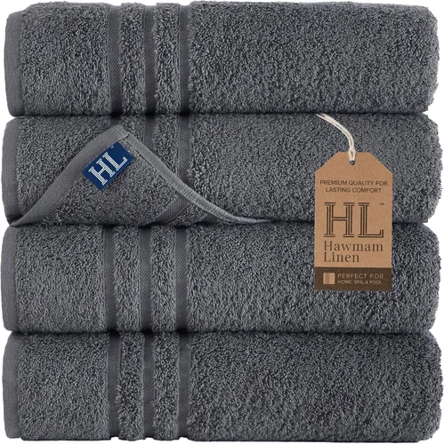 Vista 20 de Juego de 6 toallas de baño negras para baño, algodón turco original, suave, absorbente y de primera calidad, 2 toallas de baño, 2 manos y 2 toallas