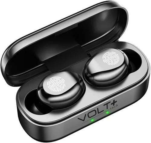 Vista 10 de Auriculares inalámbricos V5.3 Bluetooth compatibles con pantalla LED Xiaomi 11T, micrófono 8D Bass IPX4 impermeable/resistente al sudor (negro)