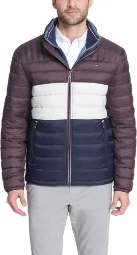 Vista 9 de Tommy Hilfiger Chaqueta acolchada plegable con aislamiento de plumón real para hombre Negro