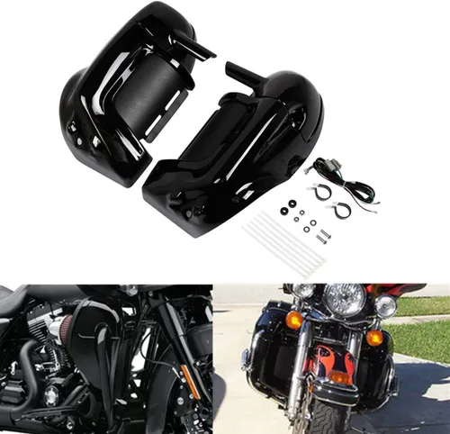 Vista 11 de TCT-MOTORPARTS Carenaduras inferiores ventiladas con caja de altavoces de 6 1/2" para Harley Touring Road King Street Electra Glide Road Glide Ultra