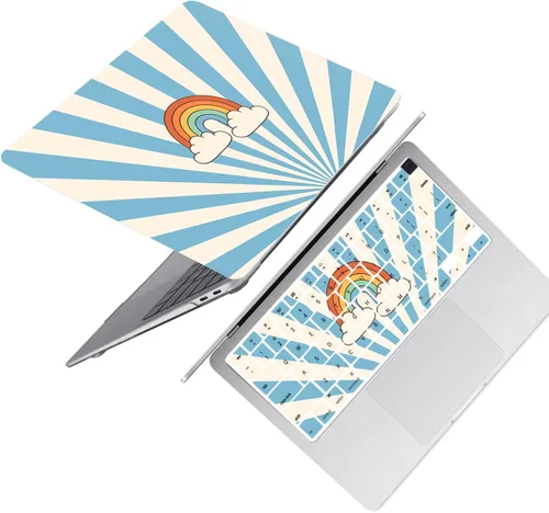 Vista 9 de Carcasa para laptop MacBook Air de 11 pulgadas 2015 2014 2013 2012 2011 2010 versión modelo A1465 A1370, Air 11.6 pulgadas a presión funda rígida