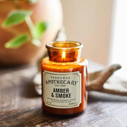 Vista 3 de Paddywax Artisan Apothecary - Vela perfumada con tapa en tarro de vidrio reutilizable, vela de soja de combustión limpia con aproximadamente 54