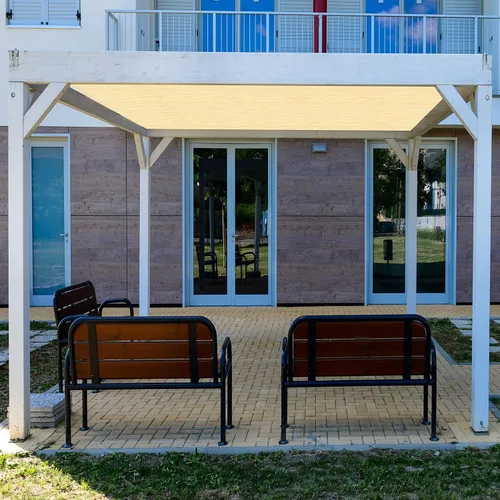 Vista 5 de Shatex tela parasol, Trigo