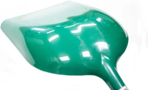 Vista 3 de Bully Tools Pala de nieve resistente, 100% fabricada en los Estados Unidos, pala de polietileno de una pieza para nieve, mantillo, eliminación