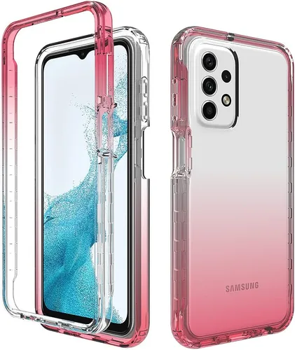 Vista 204 de Pzwoxukhov Funda para Xiaomi Poco M3 M2010J19CG M2010J19CI Caso, alta transparencia, color degradado, funda de absorción de impactos anticaída
