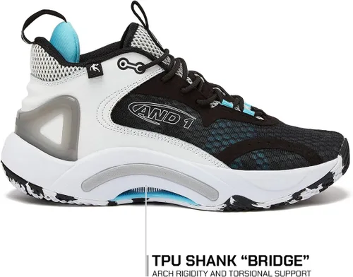 Vista 3 de AND1 Scope Athletic - Tenis de baloncesto para hombre, ligeros, transpirables, para interiores o exteriores, para hombres y mujeres, para calle