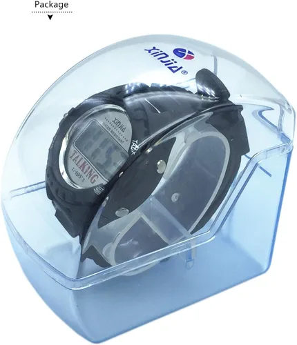 Vista 9 de Reloj parlante español para ciegos y ancianos Reloj de pulsera digital deportivo