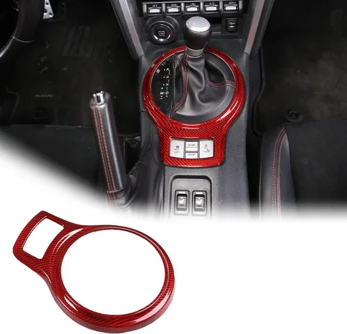 Vista 9 de YIWANG Adhesivo decorativo para marco de cambio de marchas interior de automóvil para Subaru BRZ Toyota 86 2013-2020 accesorios
