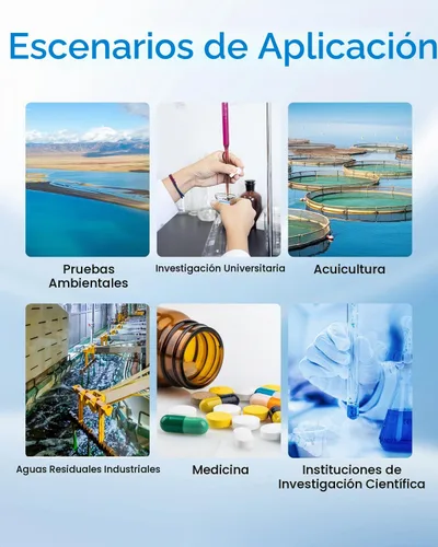 Vista 5 de LOHAND Medidor de pH portátil con ATC, rango de medición 0-14, precisión