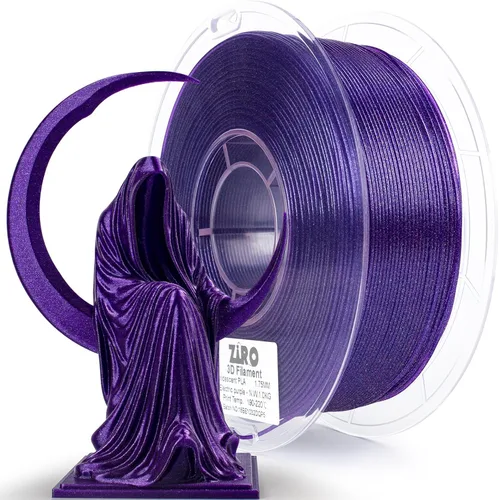 Vista 32 de ZIRO - Rápido cambio de color PLA, filamento translúcido multicolor de 1.75mm, material para impresión 3D, carrete de 1kg, precisión dimensional