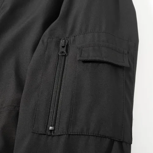 Vista 2 de Chaqueta bomber para hombre, casual, a la moda, ligera, cortavientos al aire libre