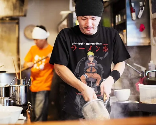Vista 2 de Ripple Junction Naruto Shippuden Ichiraku Ramen Shop - Camiseta ligera