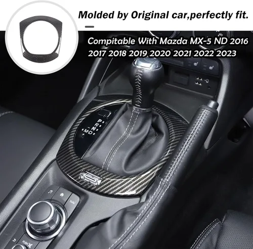 Vista 3 de Adhesivos para moldura de panel de engranajes de control de ABS para automóvil, marco de engranajes de control de automóvil, calcomanías para Mazda