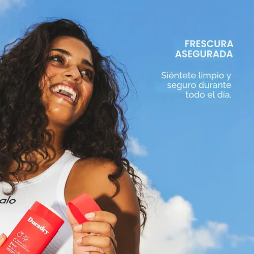 Vista 5 de Duradry Desodorante antitranspirante de fuerza clínica para mujeres y hombres, fórmula limpia con ingredientes naturales, protección contra olores