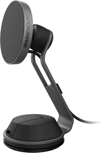 Vista 7 de Scosche MPQMD-SP MagicMount Charge Pro Qi2 Cargador de montaje en coche MagSafe de carga inalámbrica rápida, soporte magnético de teléfono celular