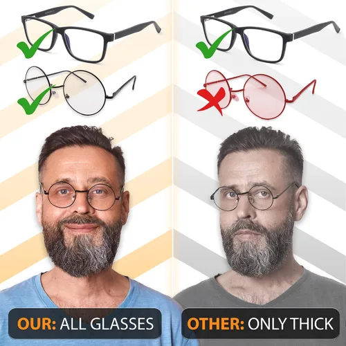 Vista 5 de Soporte de correa de cadena para gafas de ojos, correa para gafas de sol sin cola para hombres, correa para gafas