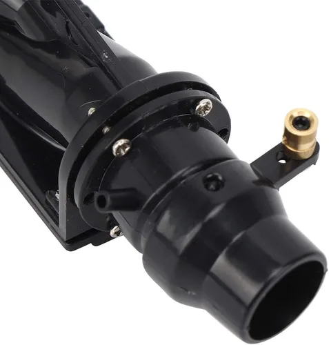 Vista 7 de Tiiyee RC - Conjunto de bomba de chorro de hélice para barco, módulo impermeable de bajo ruido 6-12V Potente empuje suave dirección modelado