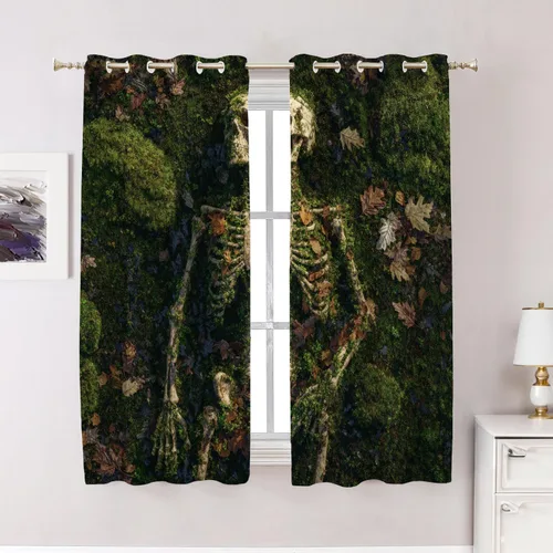 Vista 134 de Maritime Ocean Blackout Tier Curtains, Anchors Nautical Art Half Window Drapes for Kitchen with Rod Pocket,Room Darkening 2 Pack 26X24 Inches