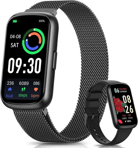 Vista 13 de DEKELIFE Monitor de actividad física, relojes inteligentes para mujeres/hombres, reloj con monitor de frecuencia cardíaca 24/7 con monitor de sueño