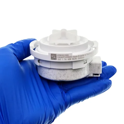 Vista 5 de Para EAU63743803 NTWC021S03 Bomba de motor de drenaje compatible con lavadora LG WM3600HWA WM3600HVA WM3700HRA WM3400CW WM3700HVA WM3700HWA WM3500CW