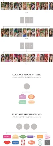 Vista 3 de DREAMUS Mensual Girl LOONA Flip That Summer Contenido especial de mini álbum+1 póster plegable en el paquete+seguimiento sellado (una versión)