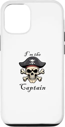 Vista 4 de Funda náutica para iPhone 11 Pro Max I'm the Captain Pirate Skull and Crossbones
