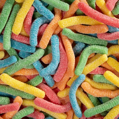 Vista 8 de Smarty Stop Gummy Worm Candy - Bocadillo comestible de confitería con sabor a fruta (gusano aguamarina, 2 libras (paquete de 1))