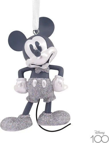 Vista 6 de Hallmark Disney - Adorno navideño de Mickey Mouse para el 100 aniversario