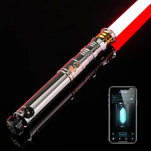 Vista 12 de CUSTOM SABER Sable de luz Xenopixel 3.0 de oscilación suave, sable de luz de 34 fuentes de sonido, control de movimiento, sables de luz que cambian