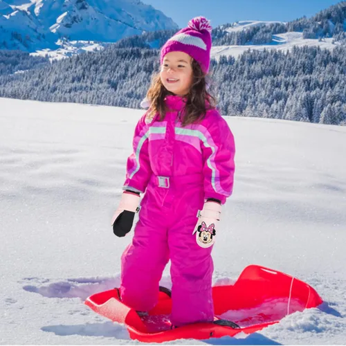 Vista 5 de Disney Guantes de Mickey Mouse para niños de 2 a 4 años, guantes impermeables para niños pequeños, guantes de nieve de Mickey para niños, guantes