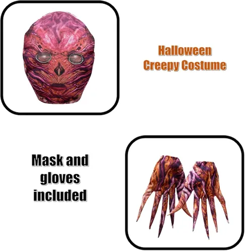 Vista 4 de ZIVANTO Boys Halloween Costume Monster Jumpsuit Set 5-11Y