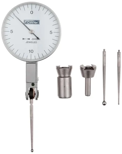 Vista 4 de Fowler 52-563-777-0, Indicador de prueba horizontal con rango de medición de 0-0.008" (blanco)