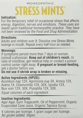 Vista 2 de Historical Remedies lozenges homeopáticos de menta, 30