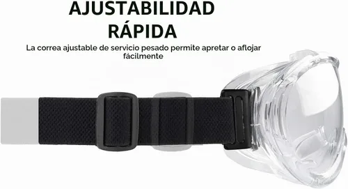 Vista 4 de NEIKO Pro Clear Protective Lab Safety Goggles