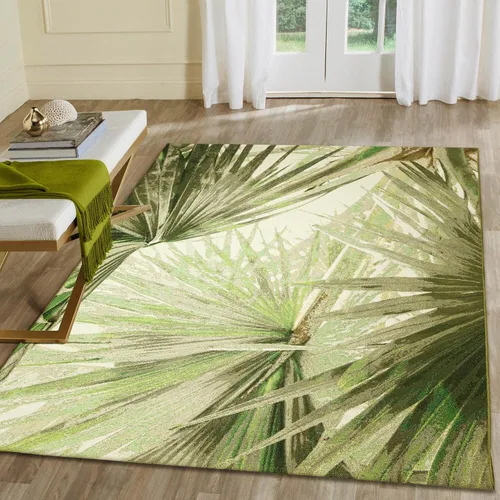 Vista 43 de Liora Manne Marina - Alfombra de área duradera de mezcla sintética tejida a máquina para interiores/exteriores - Gráfico contemporáneo océano global