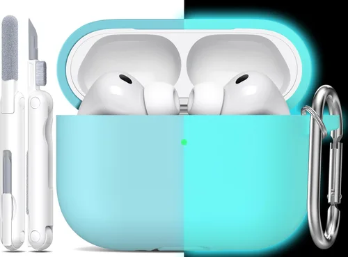 Vista 151 de R-fun for AirPods 2nd/1st Case Silicone Cover, Banana Violet Violeta plátano