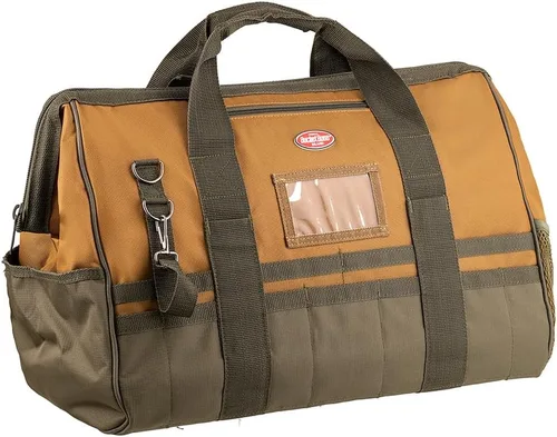Vista 5 de Bucket Boss Bolsa de herramientas Gatemouth 20 en marrón, 60020, 32 litros