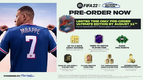 Vista 2 de FIFA 22 Ultimate - Steam PC Código de juego en línea